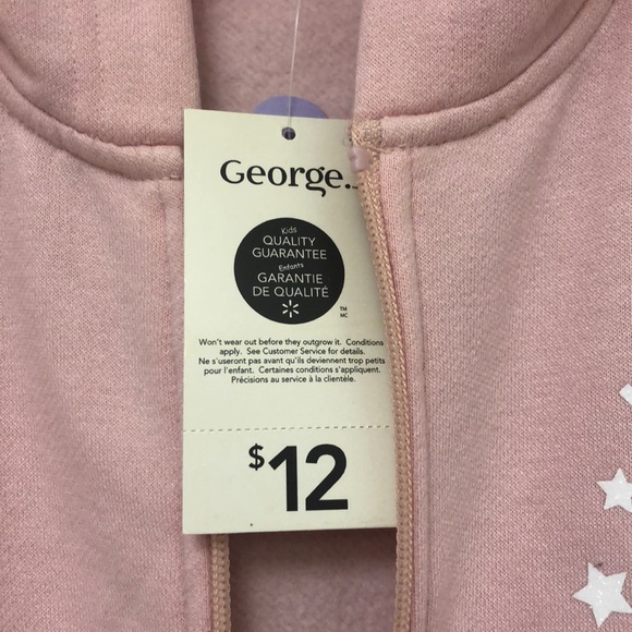 Pink ZipUp 🦄 Hoodie JrGirls Large 10/12 - Picture 3 of 7